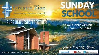 GZMBC Sunday School Livestream 011225 [upl. by Bulley]