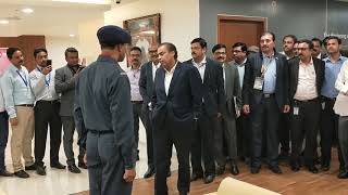 Mukesh Ambani visit in Kolkata Jio Godrej Office [upl. by Mars]