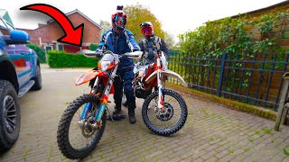 CROSSEN MET EEN KTM CROSSMOTOR [upl. by Grewitz]