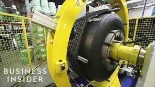 How Old Tires Are Retreaded So They Can Be Used Again [upl. by Nico]