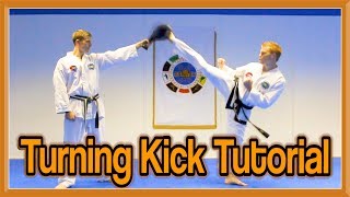 Taekwondo Round KickTurning Kick Tutorial  GNT How to [upl. by Tanberg101]