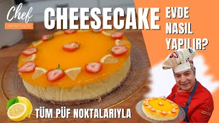 Limonlu Cheescake nasıl yapılır 🍋 [upl. by Youngman]