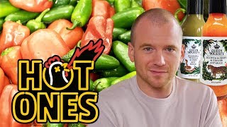 How to Make Hot Sauce  Hot Ones Extra [upl. by Kinghorn]