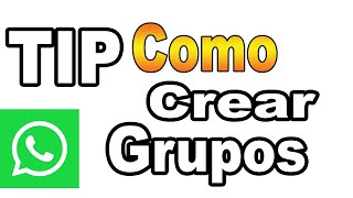 Tutorial COMO CREAR GRUPO EN WHATSAPP Shorts Videos cortos de WhatsApp [upl. by Thetos906]