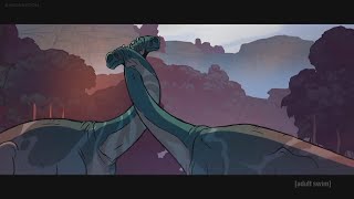 Genndy Tartakovskys Primal  The Peaceful Life of the Sauropods  Felix Kargegie YT [upl. by Nelak]