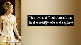 mmsubTaylor Swift  Love story Taylors Version  Myanmar SubtitlesLyrics [upl. by Bunder]