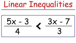 How To Solve Linear Inequalities [upl. by Bond68]