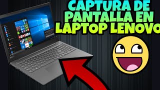 Como hacer una CAPTURA DE PANTALLA en LAPTOP LENOVO 2021 FÁCIL [upl. by Gertie363]