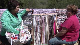 Rag Rug Weaving [upl. by Annayk]