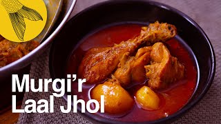 Murgir Laal Jhol—a fiery red Bengali chicken curry [upl. by Ginzburg]