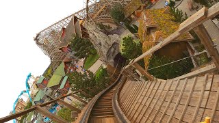 Wodan Timbur Coaster 4K Front Seat POV  Europa Park [upl. by Ieppet]