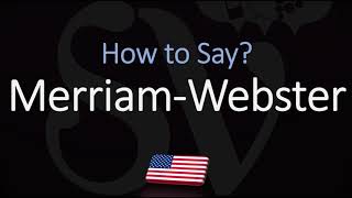 How to Pronounce Merriam Webster CORRECTLY [upl. by Ilah232]