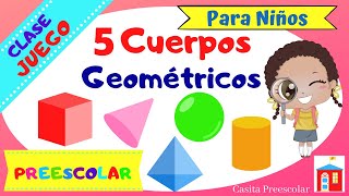 CUERPOS GEOMETRICOS Ejemplos y Juegos Para Niños [upl. by Lunette872]