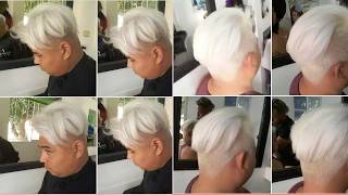 COMO PINTAR EL CABELLO DE BLANCO FACIL [upl. by Puett]