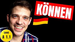 Modalverb KÖNNEN  The German modal verb quotcanquot fully explained [upl. by Eecak]