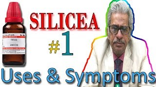 Homeopathy Medicine SILICEA Part 1 in Hindi  Uses amp Symptoms by Dr P S Tiwari [upl. by Atnohsal113]