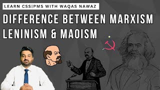 DIFFERENCE BETWEEN MARXISM LENINISM amp MAOISM POLITICAL SCIENCE [upl. by Randie]