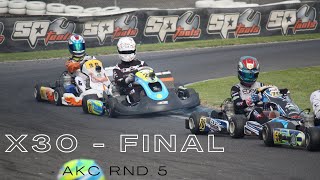 Australian Kart Championship Round 5  X30 Final [upl. by Enrak353]