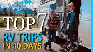 Top 7 Unforgettable RV Trips in the USA In 10 days [upl. by Julissa]