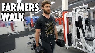 FARMERS WALK  HowTo Exercise Tutorial [upl. by Anwat]