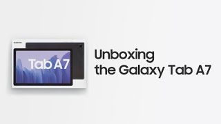 Galaxy Tab A7 Official Unboxing  Samsung [upl. by Kirad]