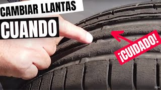 ¿Cuándo DEBES cambiar LLANTAS  Velocidad Total [upl. by Aimo]