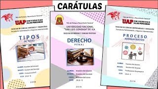 CARÁTULAS EN WORD 4 Diseños  TUTORIAL fácil paso a paso  Shirlhy [upl. by Robena673]