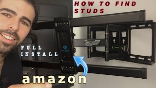 How to Install a TV Wall Mount  PERLESMITH TV Wall Mount Review [upl. by Martynne]