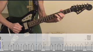 The Kinks  All Day amp All Of The Night  Guitar Solo With Tabs [upl. by Yruok737]