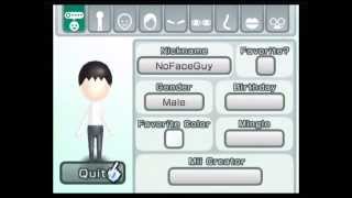 How to Make a No Face Mii [upl. by Koehler]