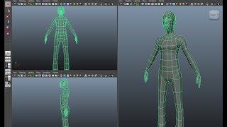 Maya Character modeling tutorial part 1  The Body [upl. by Chenay]