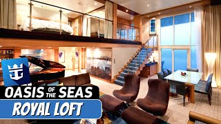 Oasis of the Seas  Royal Loft Suite Tour amp Review 4K  Royal Caribbean Cruise [upl. by Ahsekam]