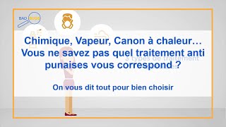 Punaises de lit  Les différents traitements efficaces chimique thermique pour s’en débarrasser [upl. by Lilia474]