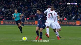 PSG vs Lille 31 All Goals and Highlights Ligue 1 December 9  2017 [upl. by Sikras]