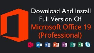 How To Download And Install Microsoft Office 2019 Professional Plus  32 amp 64 Bit PC amp MAC [upl. by Annoiek]