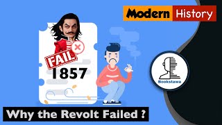 Why the Revolt of 1857 Failed   Modern History of India  UPSC [upl. by Kinzer594]