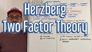 Herzberg Two Factor Theory [upl. by Margret]