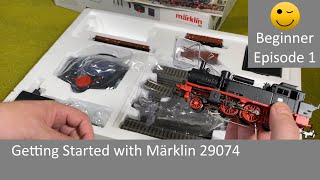 Getting started with Märklin starter set 29074 Beginner episode 1 [upl. by Ysied]