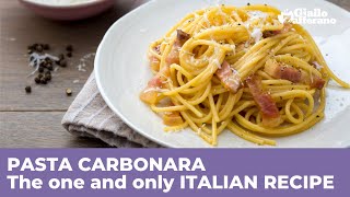 HOW TO MAKE the REAL ITALIAN CARBONARA  Original recipe [upl. by Engamrahc]