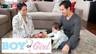 TWINS GENDER REVEAL itsMommysLife [upl. by Lrae]