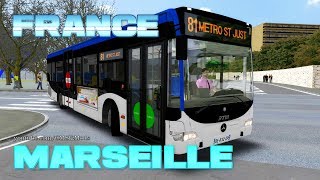 OMSI 2 – MARSEILLE FRANCE Mercedes Citaro Ⅱ RTM [upl. by Htebharas512]