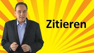 Richtig zitieren [upl. by Zinn]