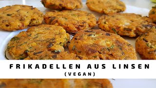 Vegane Linsen Frikadellen selber machen  Bonusvdeo [upl. by Erdnaid562]