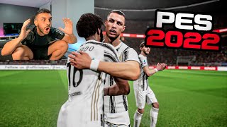 MI PRIMERA VEZ JUGANDO PES 2022  ¿FIFA 22 TIENE AHORA RIVAL [upl. by Essined159]