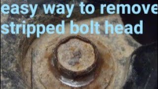 Easiest way to remove stripped bolts [upl. by Barber]