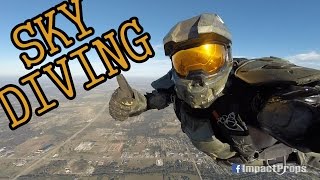 SKYDIVING MASTER CHIEF  REAL LIFE HALO JUMP [upl. by Shanks]