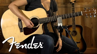 Fender Acoustic CD140SCE Demo  Fender [upl. by Rafferty57]