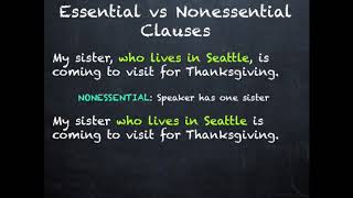 Essential vs Nonessential Information [upl. by Eelyab]