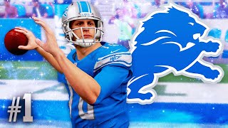 Madden 22 Detroit Lions Franchise Mode Ep 1  Starting the Rebuild [upl. by Haram179]