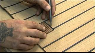 ISITEEK  DIY synthetic teak decking [upl. by Laicram]